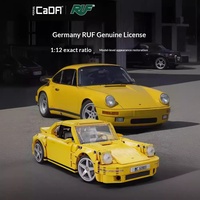 Bloques de Construcción C62003 de Plástico ABS, 40 Piezas, Modelo de Auto Deportivo de Carreras, Juguete Educativo, Regalo para Niños
