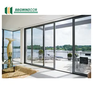 Lukliving glass sliding door double glazing blind between glass aluminum sliding doors