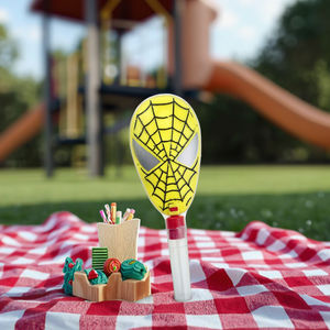 Masker Spider Man murah Tiongkok mainan mobil permen plastik permen keras anak - Product Image 4