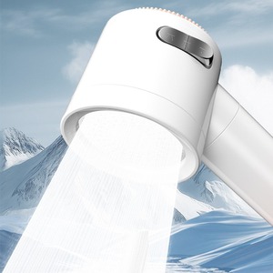 Pommeau de Douche Haute <span class=keywords><strong>Pression</strong></span> Portable à Double <span class=keywords><strong>Turbo</strong></span>, Auto-Nettoyant, Élimine le Chlore, Réduit les Démangeaisons et la Peau Sèche - Product Image 5