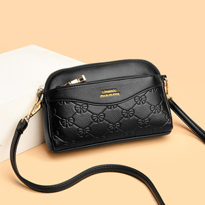Women Branded Trend Hand Bag Female Causal Shoulder Handbags Embroidery Thread <b>Small</b> PU Leather Crossbody Bags - Product Image 1