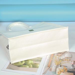 Sac fourre-tout en toile portable, sac cadeau, sac de rangement tendance, motif personnalisable - Product Image 3