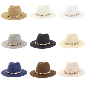 Hợp thời trang Thiết kế vỏ giá rẻ giấy bện rơm Fedora <span class=keywords><strong>Hat</strong></span> bãi biển sunhats Sun <span class=keywords><strong>hat</strong></span> cho du lịch - Product Image 6