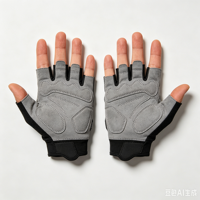 Gants de cyclisme tout-terrain durables à doigts longs pour moto et VTT, pour compétition, avec protection en plumes de poulet, pour activités extérieures transfrontalières