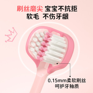 Dr.Baek Brosse à dents à trois faces, mini brosse à dents douce pour enfants de 3 à 12 ans, brosse à dents manuelle, poils doux de haute qualité - Product Image 2