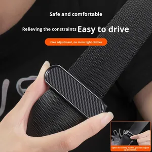 Fixateur de <span class=keywords><strong>ceinture</strong></span> de sécurité de voiture anti-étranglement universel OLIVER pour femmes enceintes, ajusteur élastique - Product Image 5