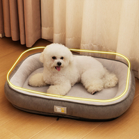 Lit pour chien chat hiver chaud tapis pour chien canapé de luxe pour dormir lit pour animaux de compagnie multi taille L Xl Xxl