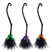 Balai de Sorcière en Plastique pour Halloween Harry Potter, Balais de Sorcière, Décoration de Cosplay