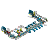 Ligne de tri et de réparation automatique de palettes HICAS SF5000, 200 pièces/h, EUR EPAL GMA 1200x800mm, 600-1200 pièces/8h, CE ISO