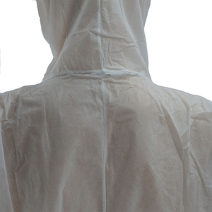Les vêtements d'isolation blancs empêchent l'amiante <span class=keywords><strong>Tubeless</strong></span> Type 5/6 combinaison jetable bon marché de protection - Product Image 2