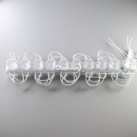 Module LED 12V 110V 220V haute luminosité 2W IP68 étanche blanc 3 SMD3030 LED dimmable pour éclairage latéral de caisson lumineux
