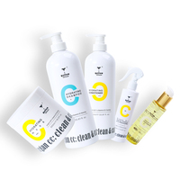 Shampooing et après-shampooing hydratant au miel Marque privée Vente en gros Shampooing nourrissant à la vitamine C naturelle