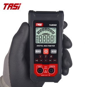 Multimètre numérique TASI TA806B 4000 points de mesure, sélection automatique de la plage, avec fonctions de test de température et de transistors pour mesures électriques - Product Image 4