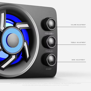 Loa siêu trầm 2.1 Loa máy tính D-209 Máy tính để bàn âm thanh loa vỏ nhựa với thẻ TF Aux <span class=keywords><strong>USB</strong></span> Đĩa chơi game Loa - Product Image 6
