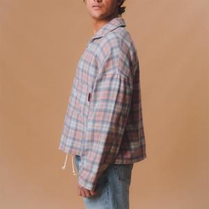 Camisas de Franela <span class=keywords><strong>a</strong></span> Cuadros de Manga Larga, Casuales, Ecológicas, de Algodón Sostenible, de Diseño, para Hombre, de Alta Calidad - Product Image 2