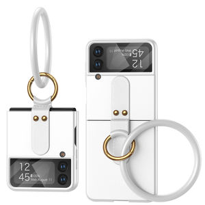 GKK Meilleures ventes de coques de téléphone en PC dur pour Samsung <span class=keywords><strong>Z</strong></span> Flip3 Flip4 Fancy Anti-Shock Back Covers Protecteur d'écran inclus - Product Image 1