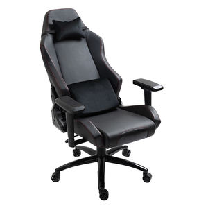 Silla <span class=keywords><strong>Gamer</strong></span> Económica Reclinable 4D Negra para Oficina, Diseño Audaz, Silla de Juego Totalmente Personalizable, Silla de Computadora Funcional con Función de Balanceo - Product Image 2