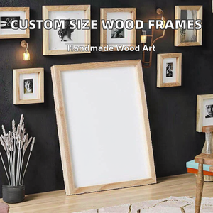 0.6/0.78/1.0/1.2/1.38/1.5 Inch Custom Size Wooden Picture Photo <b>Frames</b> <b>with</b> UV <b>Printing</b> Wall Mount - Product Image 2