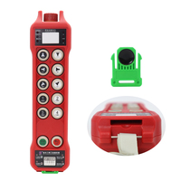 Télécommande de grue industrielle sans fil étanche à 10 boutons et à vitesse unique