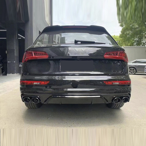 Disponibile negli USA: Kit di Aggiornamento Paraurti per <span class=keywords><strong>Audi</strong></span> <span class=keywords><strong>Q5</strong></span> FY Sline 2019 2020 2021, Stile SQ5, Diffusore Posteriore Nero Lucido con Terminali di Scarico - Product Image 2