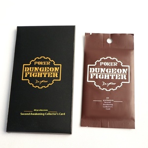 Cartes à jouer en papier de noyau noir de haute qualité de qualité supérieure Logo personnalisable en relief bord bronzant artisanat dessin de personnage de dessin animé - Product Image 5