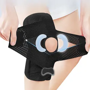 Genouillère de gros avec stabilisateurs latéraux pour soulager les douleurs articulaires et les déchirures du ménisque, blessures sportives, respirante et ajustable pour la course à pied - Product Image 6