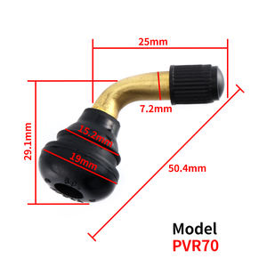 Prix usine 90 degrés PVR50 60 70 tiges de <span class=keywords><strong>Valve</strong></span> de <span class=keywords><strong>pneu</strong></span> en laiton nouvel accessoire de remplacement de <span class=keywords><strong>pneu</strong></span> plié Tubeless de moto professionnelle - Product Image 3