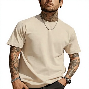 T-shirt d'été tricoté à manches courtes style basique, col simple, coupe classique, haut polyvalent 100 % coton, séchage rapide, écologique, unisexe - Product Image 1
