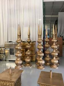 Piliers de chemin de mariage traditionnels Mangalam pour mariage Telugu, piliers de chemin de mariage pour la décoration, piliers de chemin traditionnels en FRP - Product Image 3