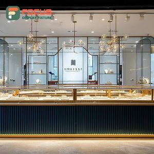 Modern Shopping Center Jewelry Store Fixtures Polished Surface Boutique Space Display Cabinet - Product Image 4