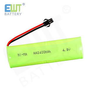 EWT 대용량 <span class=keywords><strong>NiMH</strong></span> 배터리 팩 4.8V 2400mAh 니켈 배터리 - Product Image 1