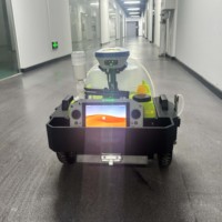 Robot de Pintura para Señalización Vial con Bomba Central y Componentes de Motor para Líneas de Base, Robot de Señalización Inteligente