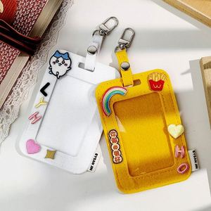 Nouveau porte-badge en feutre pour cartes de crédit, badges d'employés et certificats officiels avec cordon - Product Image 5