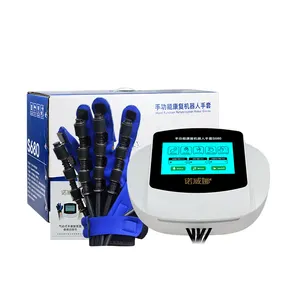 Guantes de mano robóticos inteligentes, guantes de robot de rehabilitación de terapia, equipo de rehabilitación de entrenamiento de dedos para mano izquierda