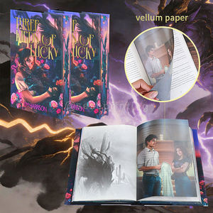 หนังสือปกแข็งแบบกำหนดเองพร้อมกระดาษแฟนซี กระดาษออฟเซ็ต กระดาษเคลือบแข็ง ขอบกระดาษเคลือบ ปกหนังสือปกแข็งแบบมีปกกันฝุ่น พิมพ์ออฟเซ็ต - Product Image 6