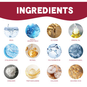 OEM Vente en gros Produits de soins de la peau personnalisés Rétinol Anti-âge Crème Visage Hydratante Efficace Rapide Peptides Crème Visage - Product Image 5