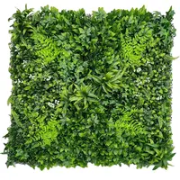 Panneaux de plantes vertes de jardin extérieur protégé contre les UV mur d'herbe artificielle de jardin Vertical