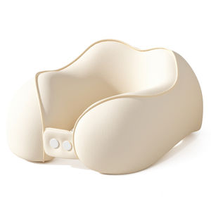 Taşınabilir bellek köpük u-şekilli boyun yastık serin buz ipek ergonomik ofis şekerleme araba uçak boyun yastık dış mekan kullanımı için - Product Image 2