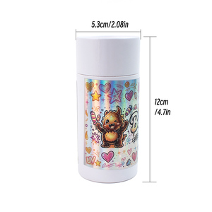 ขวดแก้วโฮโลแกรม Beyoulabs พร้อมฝาพลาสติก ภาชนะบรรจุเครื่องสำอาง ลายกราฟฟิตี UV รูปหัวใจ ดาว ลวดลายขนมหวาน - Product Image 2