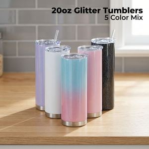 Vaso Térmico de Acero Inoxidable de Doble Pared, Estilo Glam, 20 oz, Aislado al Vacío - Product Image 2