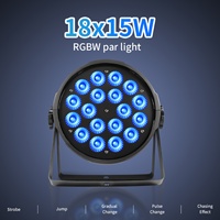 AICPOSE Projecteur LED Par 18x15W DMX512 Professionnel Personnalisable pour Intérieur, Idéal pour les Organisateurs d'Événements