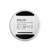 BALDR B0362 Digitaler LED Küchentimer mit Drehfunktion Wecker Elektrischer Magnetischer Timer Ofen-Kochtimer Studien-Countdown-Timer