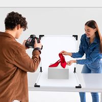 Kit de fond de table KAMPHO pour maquillage cosmétique, accessoire de fond de studio portable pour la photographie