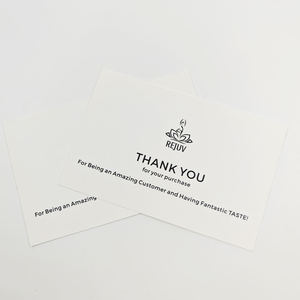 Tarjetas de Felicitación Triangulares de Lujo, Ecológicas, con Logotipo Personalizado Impreso en 1 Color, Papel Recubierto, Estampado Dorado, MOQ Bajo, Alta Calidad - Product Image 4