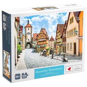 จิ๊กซอว์พรีเมียมแบบกำหนดเอง 500-1000 ชิ้น ทำจากกระดาษแข็ง ของเล่นเสริมพัฒนาการ ทำจากกระดาษ พลาสติก ไม้อัด ลายการ์ตูน แบบ DIY - Product Image 3