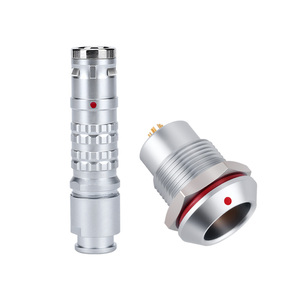 Connecteur circulaire auto-bloquant push-pull haute tension IP68 étanche 10A de haute qualité, série FGG/<span class=keywords><strong>HGG</strong></span> 2-18 broches, compatible - Product Image 1