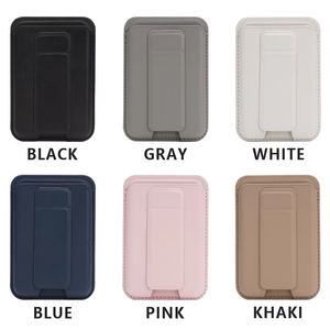 Tarjetero Magnético de Bolsillo al por Mayor, Personalizable, Ultrafino, Portátil, Vintage, Minimalista, Funda de PU con Ranuras - Product Image 2