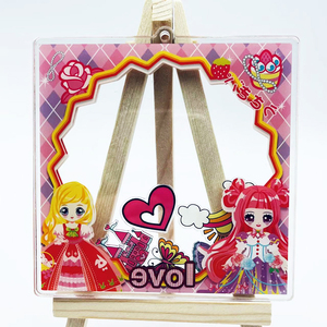 Haute qualité <span class=keywords><strong>personnalisé</strong></span> mignon dessin animé <span class=keywords><strong>Shaker</strong></span> porte-clés dynamique acrylique porte-clés clair acrylique <span class=keywords><strong>Photo</strong></span> porte-clés <span class=keywords><strong>Shaker</strong></span> - Product Image 2