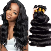 Extensions de cheveux naturels vierges brésiliens pour femmes, en lots de cheveux humains Remy à cuticules alignées, haute densité, double trame machine