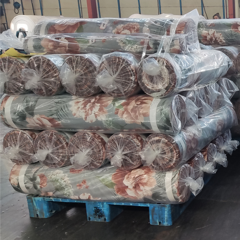 Floral Designs Peach Skin Pigment Printed Fabric 100% Polyester Microfiber Bedsheet Fabric for Home Textiles